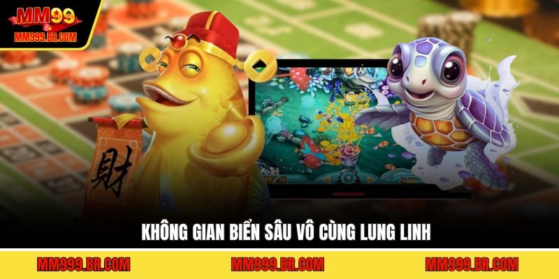 Không gian biển sâu vô cùng lung linh
